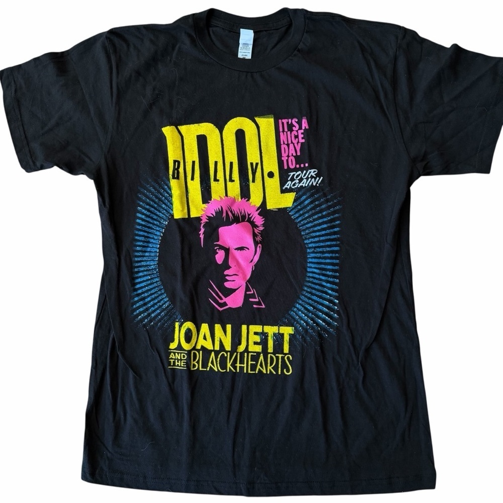 Billy Idol & Joan Jett Tour Tee NEW
